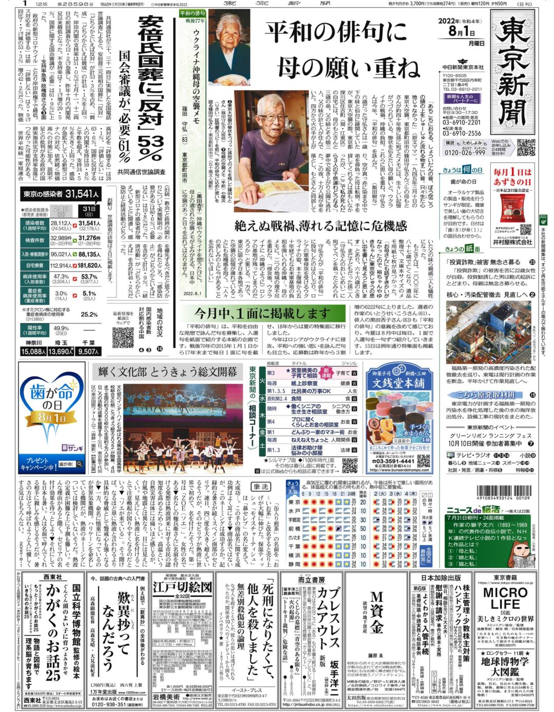 8月1日歯が命の日